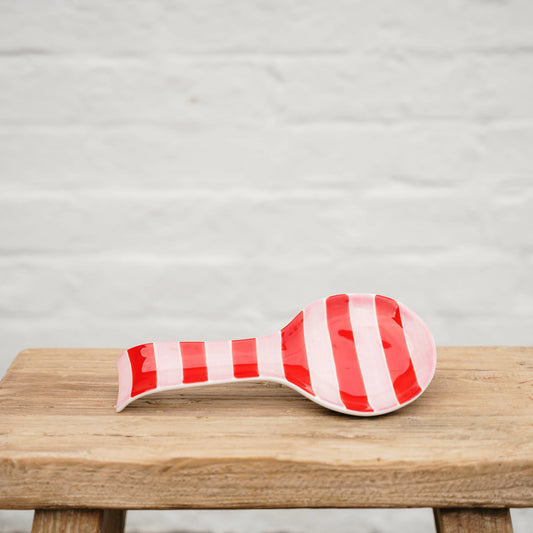 Pink + Red Spoon Rest