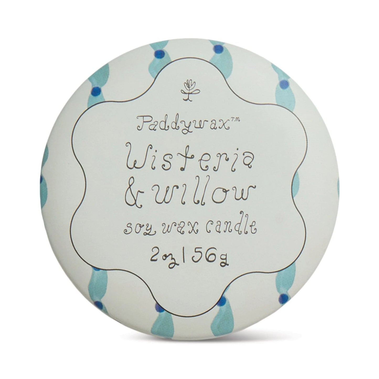 Wisteria + Willow Tin Candle
