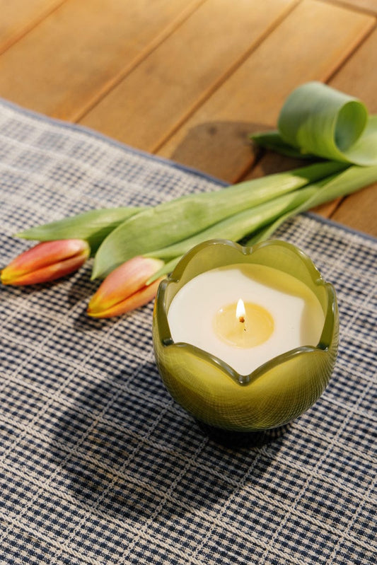 Verbena + Lemongrass Tulip Candle