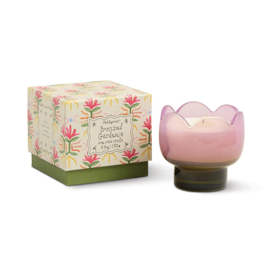 Bronzed Gardenia Tulip Candle