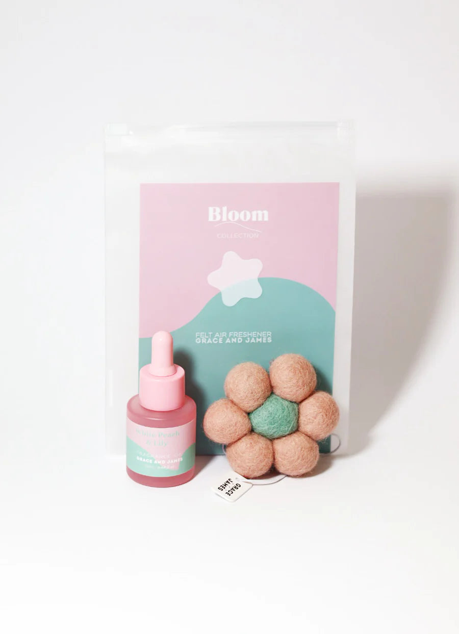 White Peach + Lily Bloom Air Freshener