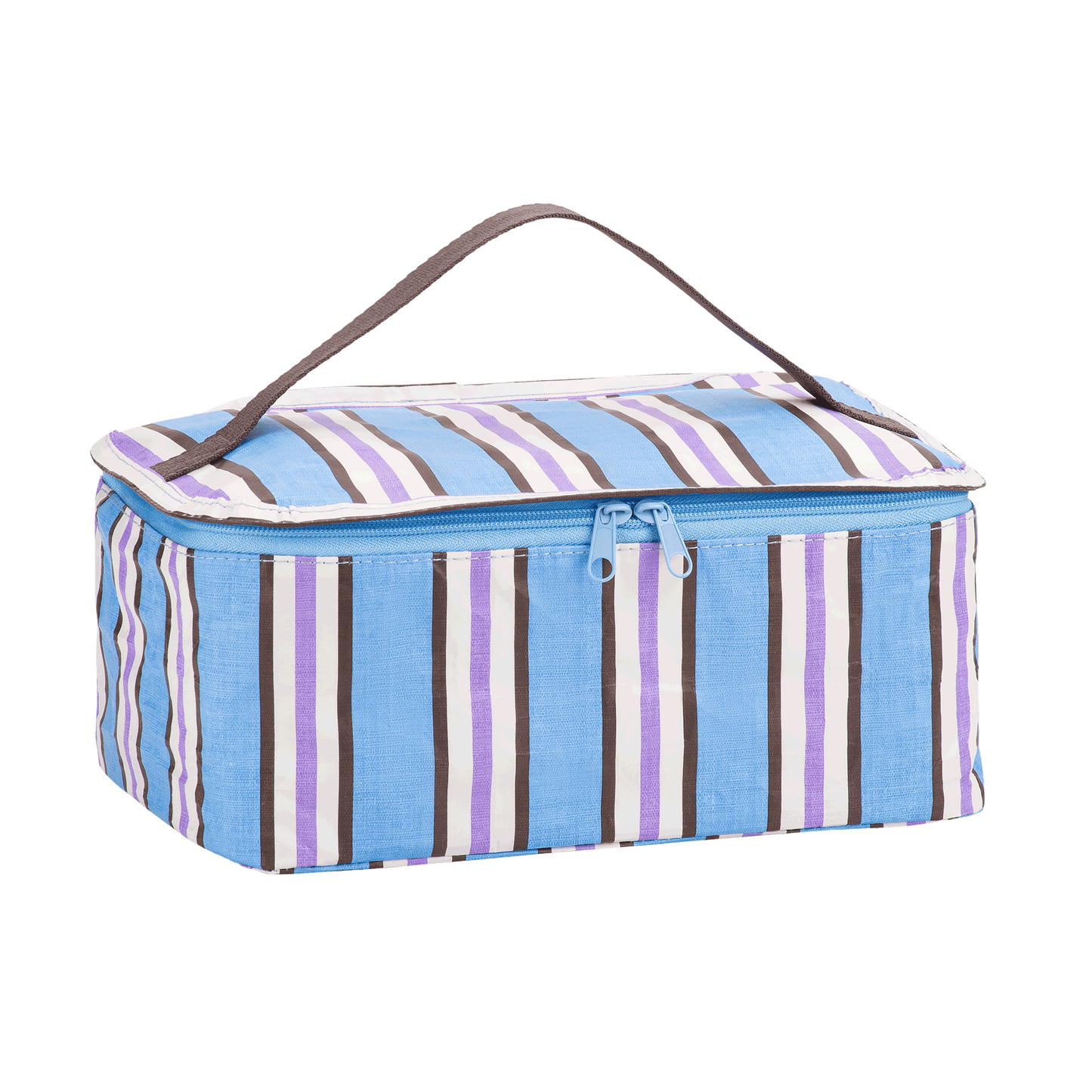 Stash Bag Choc Blue Stripe