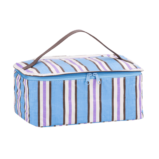 Stash Bag Choc Blue Stripe