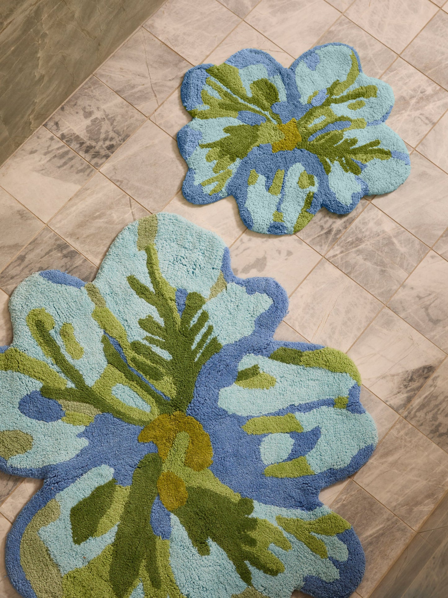 Tulip Bath Mat Green