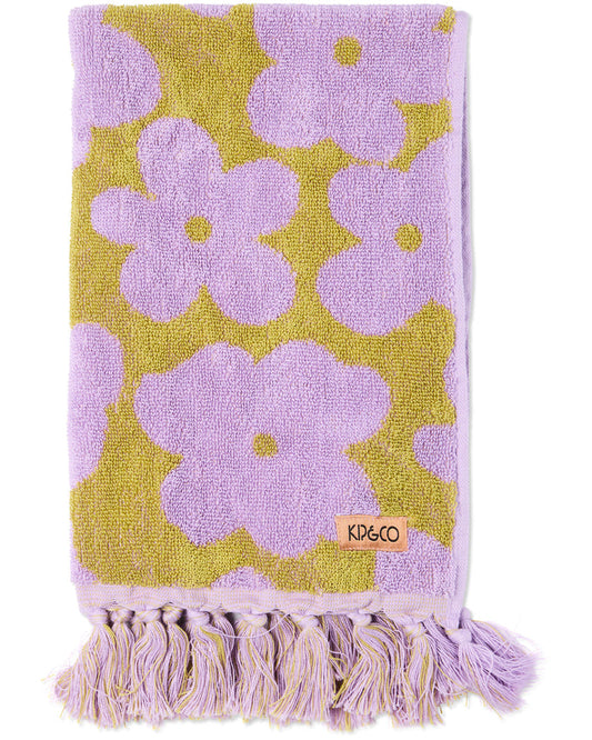 Big Flower Hand Towel