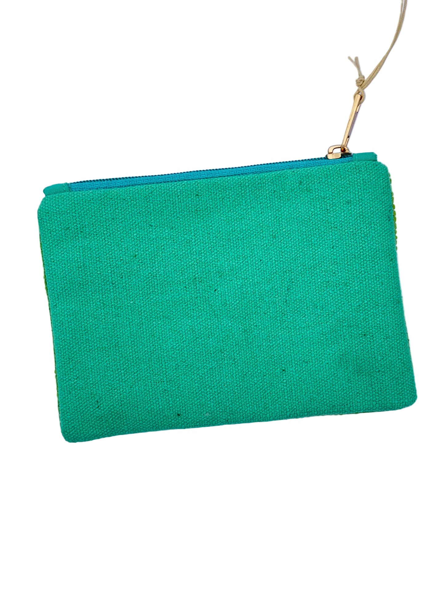 Tropical Fish Coin Purse - Green Stripe