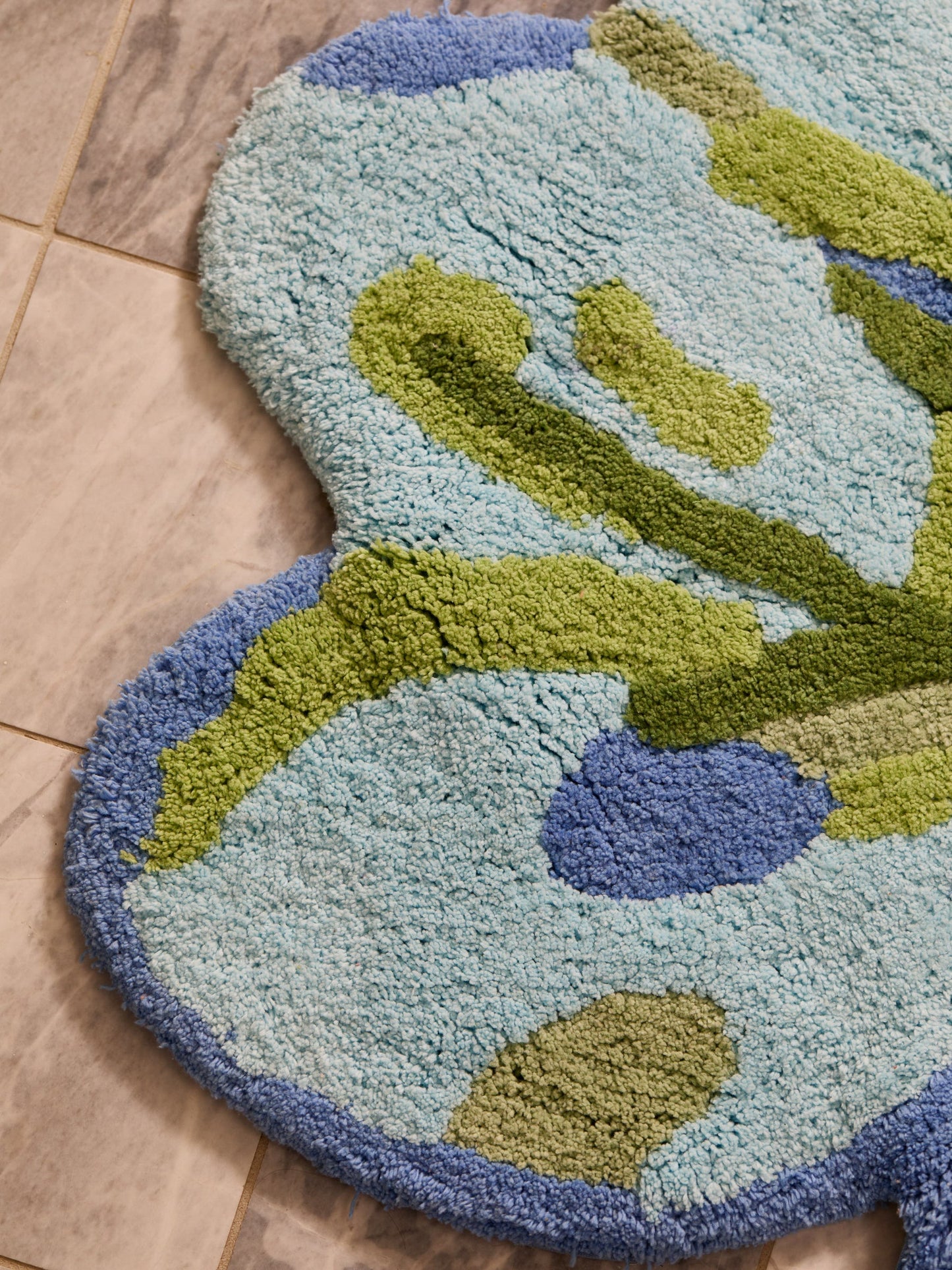 Tulip Bath Mat Green