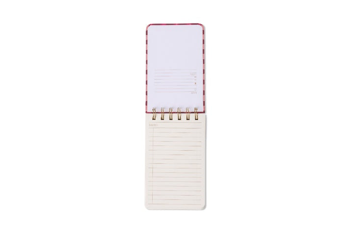 Tulip Twin Wire Notebook - Petite Pinwheel Pink