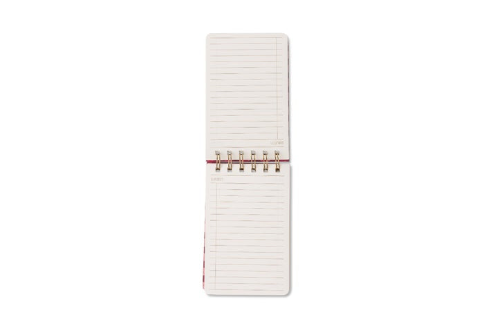 Tulip Twin Wire Notebook - Petite Pinwheel Pink