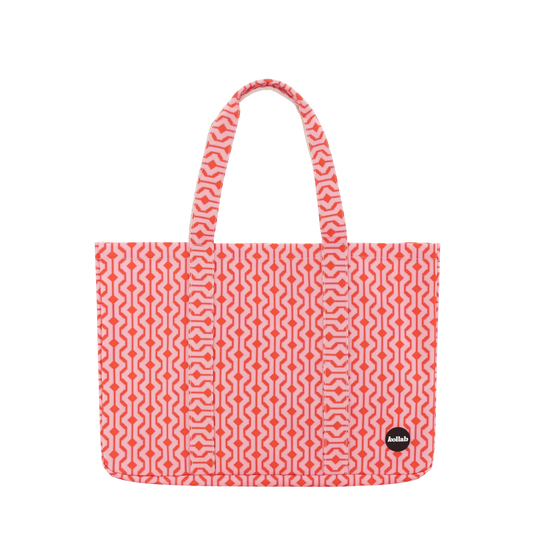 Carryall Cargo Bag Cherry Zig Zag