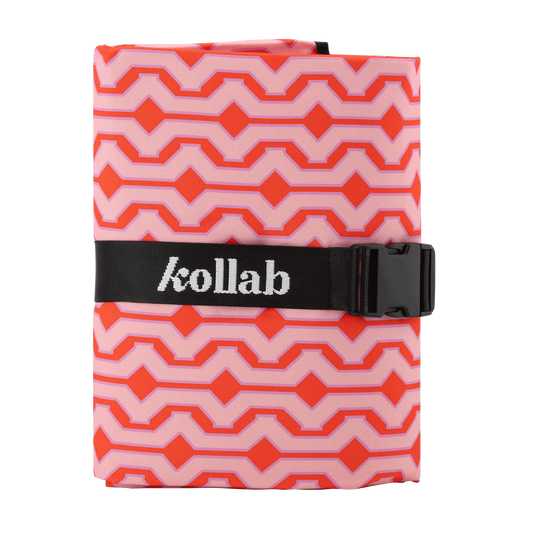 Picnic Mat Cherry Zig Zag