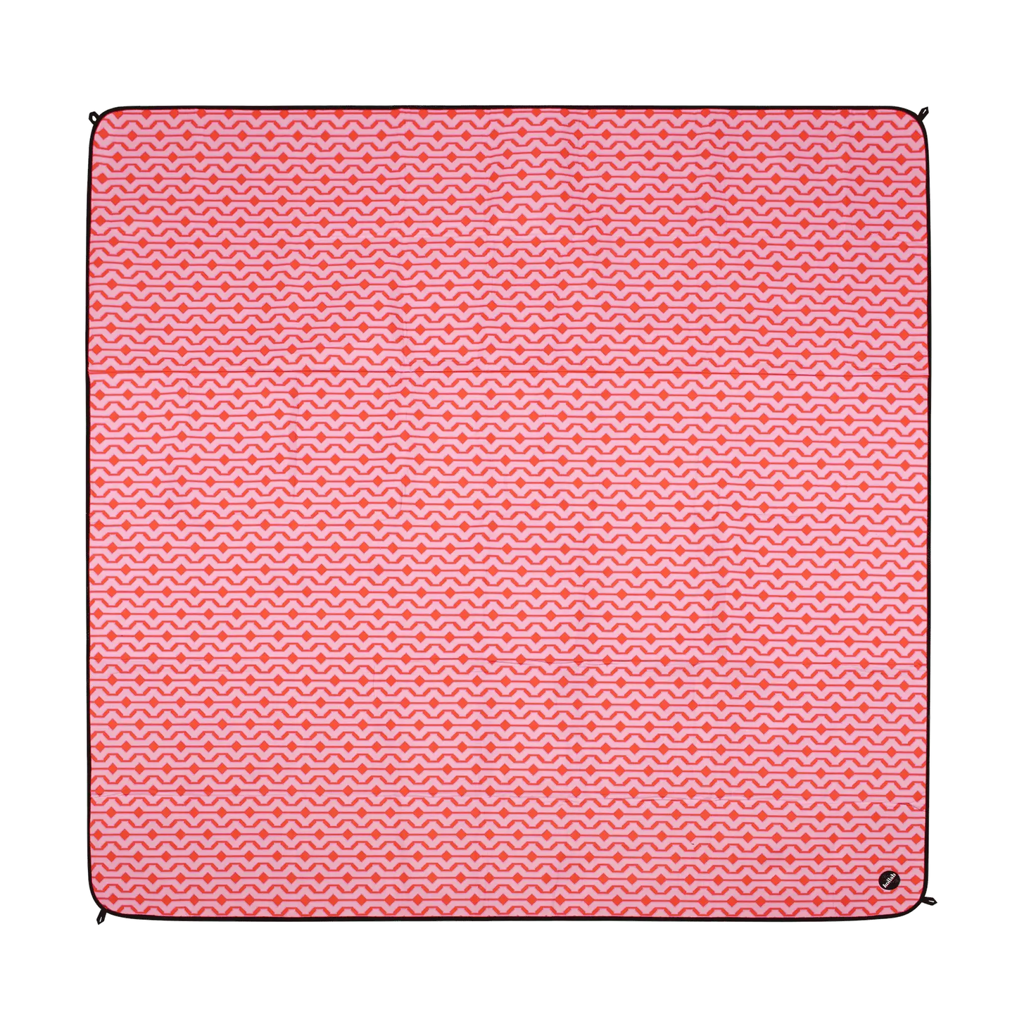 Picnic Mat Cherry Zig Zag