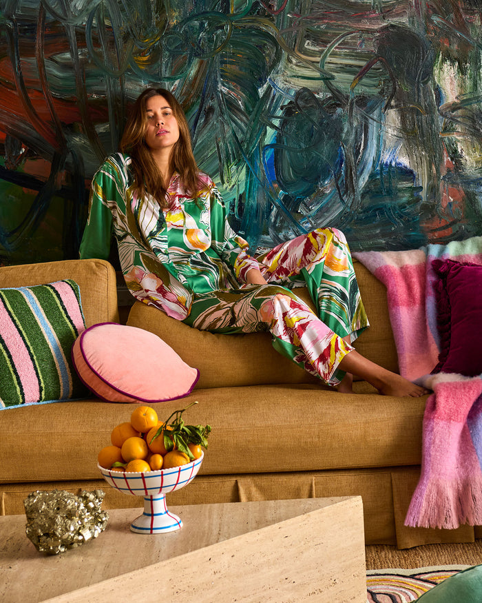 Somerset Green Satin Pyjama Set