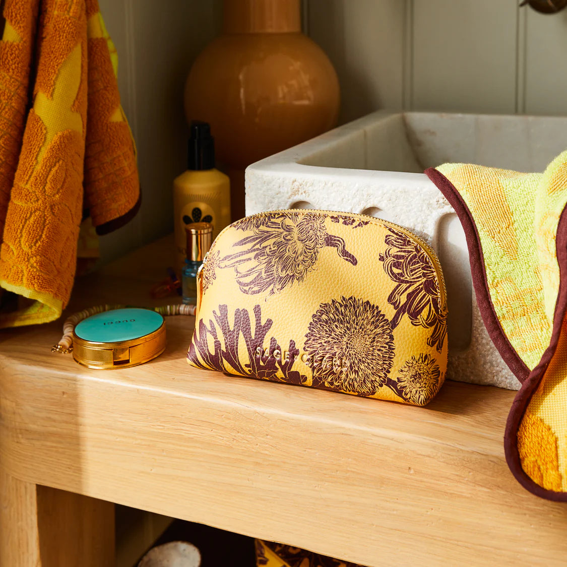 Delphine Cosmetic Pouch Dune