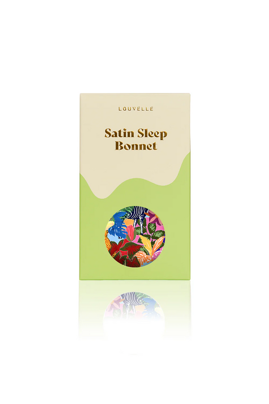 Satin Sleep Bonnet - Jungle Animal