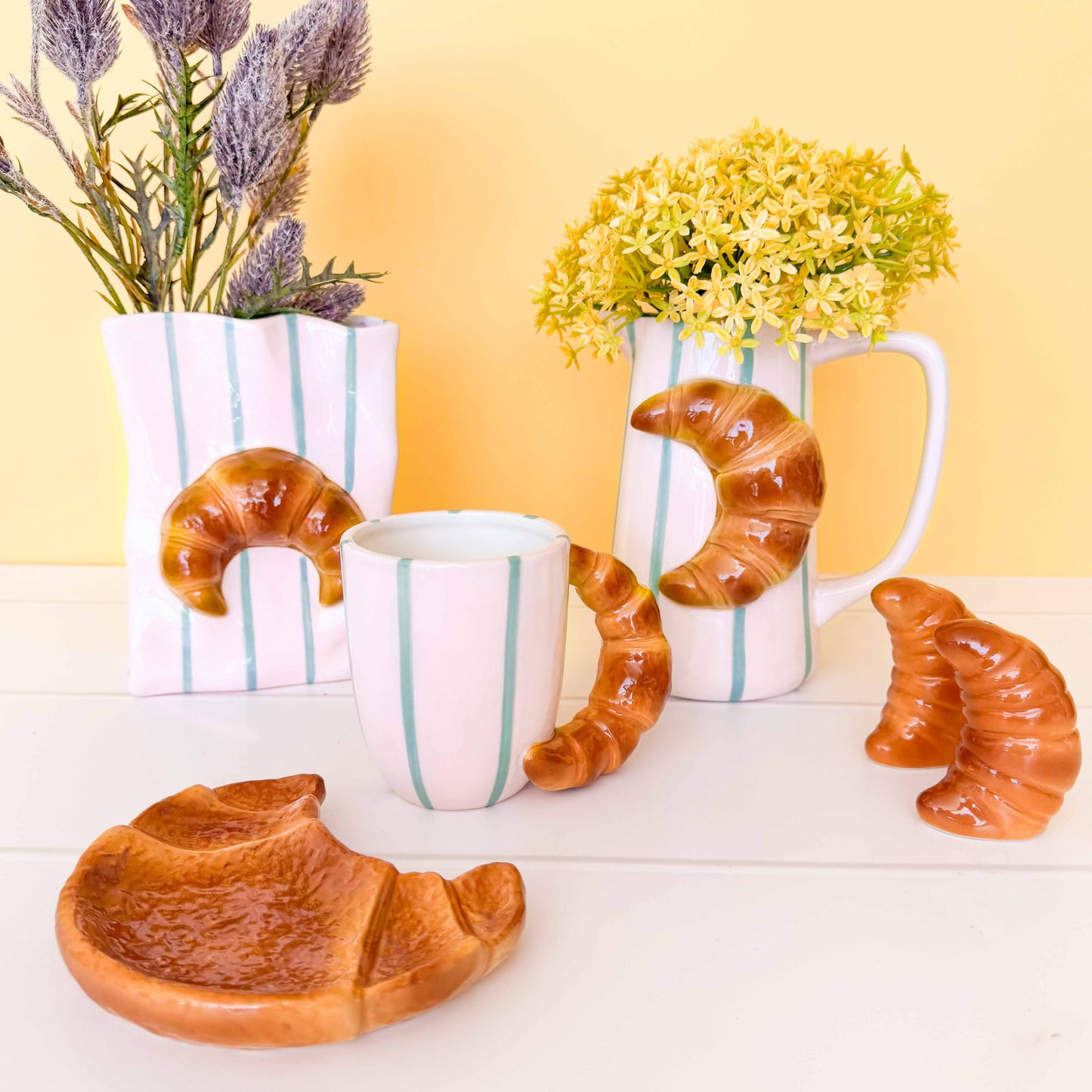 Croissant Salt & Pepper Shakers