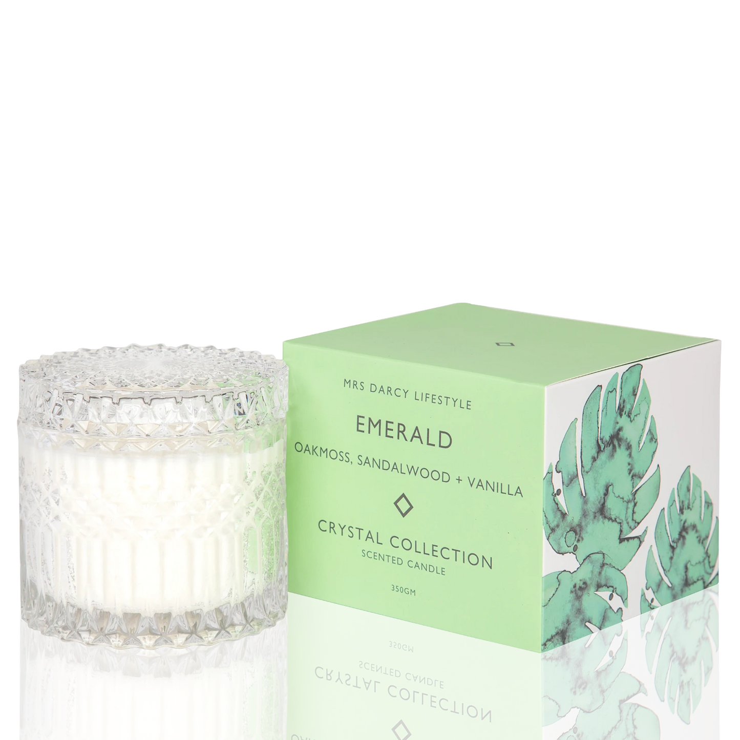Candle Emerald - Oakmoss, Sandalwood + Vanilla