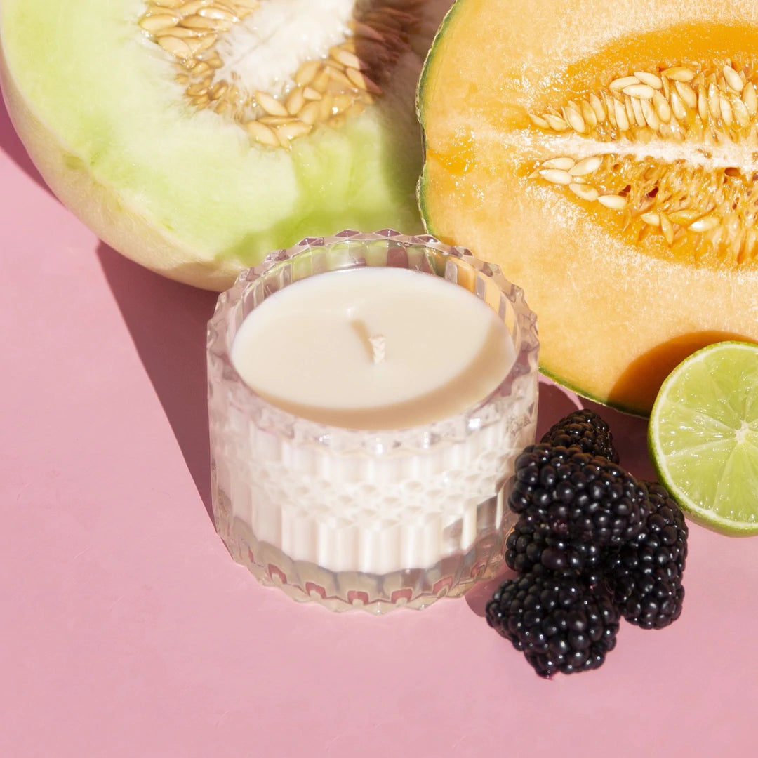 Candle Sunstone - Melon, Lime + Blackberry (Petite)